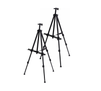 Напольная металлическая информационная стойка для баннеров, 2 шт