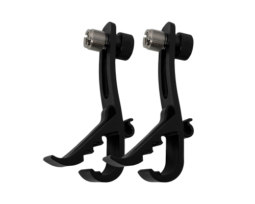 Резьбовой держатель для микрофона зажим с креплением на барабан, резьба 5/8, 2 шт