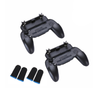 Беспроводной мобильный геймпад W11 джойстик с триггерами и сенсорными напальчники для PUBG игр, 2 комплекта