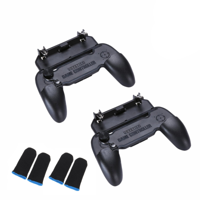 Беспроводной мобильный геймпад W11 джойстик с триггерами и сенсорными напальчники для PUBG игр, 2 комплекта