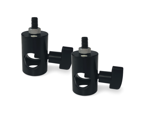 Быстросъемный штативный адаптер на стойку до 16 мм, металл резьба 1/4, 2 шт