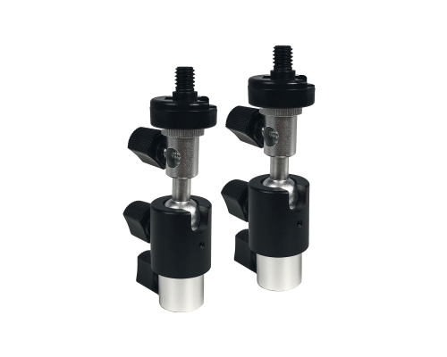 Быстросъемный шарнирный адаптер на штатив, резьба 3/8, 1/4 и крепление в паз, 2 шт