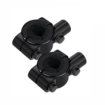 Кронштейн для зеркал мото вело мотоцикла, резьба 8 мм, на руль диаметром 21-24 мм, 2 шт