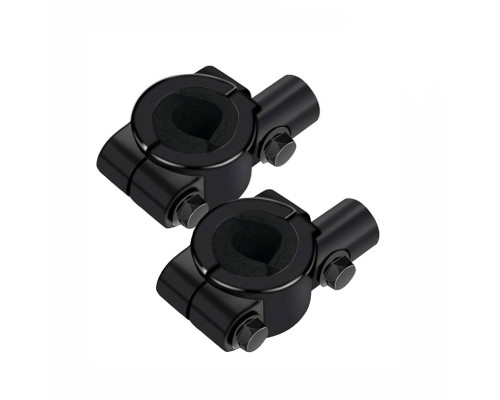 Кронштейн для зеркал мото вело мотоцикла, резьба 8 мм, на руль диаметром 21-24 мм, 2 шт