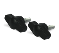 Крепежный винт барашек с резьбой М5 длиной резьбы 15 мм(M5x15), 2 шт