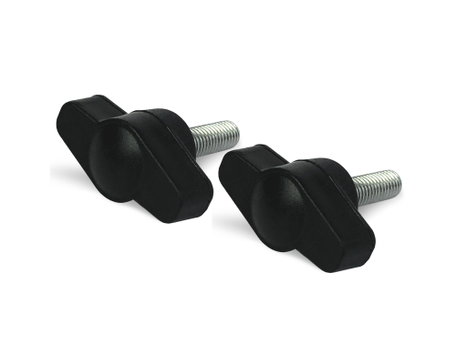 Крепежный винт барашек с резьбой М5 длиной резьбы 15 мм(M5x15), 2 шт