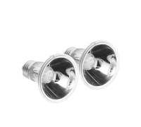 Ультрафиолетовая, греющая лампа для террариума Е27, 75 Вт, UVA+UVB, большая, 2 шт