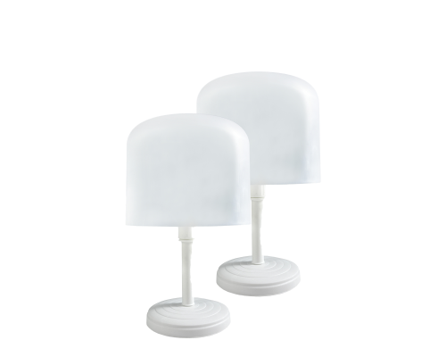 Подставка для головного убора, шапок, настольная стойка HAT-CXP-050W, цвет белый, 2 шт