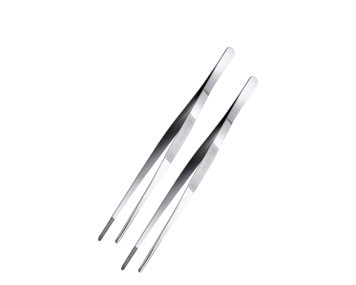 Пинцет для террариума, для рептилий, прямой длинный 25 см, 2 шт