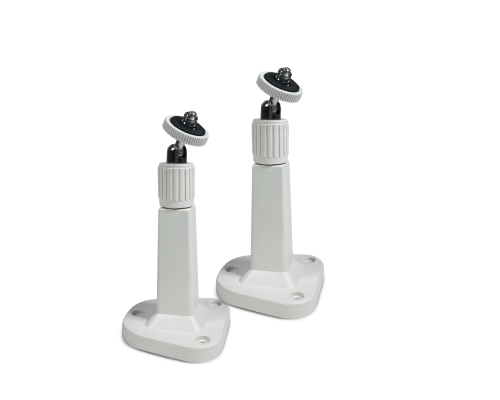 Пластиковый кронштейн крепление для камеры видеонаблюдения с резьбой 1/4 и 3/8, белый, 2 шт