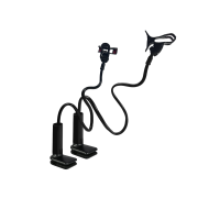 Настольное крепление для камеры на гибком длинном держателе, цвет черный, 2 шт