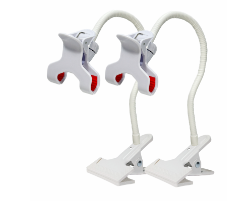 Держатель PRW-G35-PR для фитолампы с креплением для провода, цвет белый, 2 шт