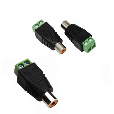 Разъем гнездо RCA (мама) с клеммной колодкой, 3 шт