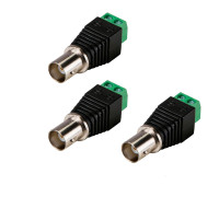 Разъем гнездо BNC (мама) с клеммной колодкой, 3 шт