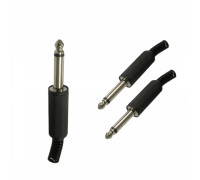 Разъем штекер 6.35 мм моно jack (папа), 3 шт