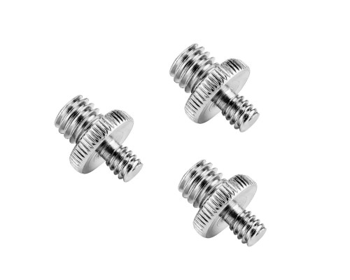 Резьбовой переходник 1/4"(M) - 3/8"(M) для штативов и микрофонных стоек, 3 шт.