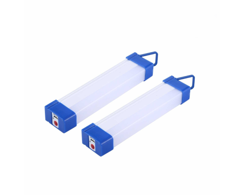 Лампа длиной 17 см USB на магните, холодный свет, 2 шт