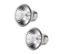 Ультрафиолетовые, греющие лампы для террариума Е27, 25вт, UVA+UVB, маленькие, 2шт