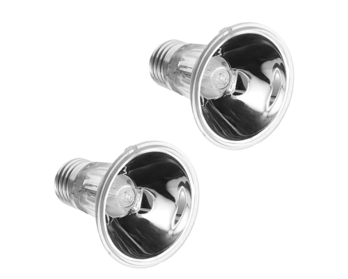 Ультрафиолетовые, греющие лампы для террариума Е27, 25Вт, UVA+UVB, большие, 2шт