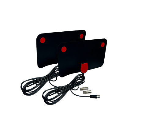 Телевизионная антенна для цифрового ТВ, компактная HDTV антенна без усилителя, черная, 2 шт