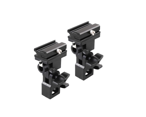 Держатель для вспышки и зонта, зажим тип E с холодным башмаком, 2 шт