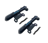 Ручной насос VN-02 для велосипеда, компактный велонасос с заглушкой, металл, 2 шт