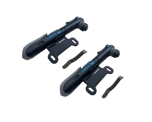 Ручной насос VN-02 для велосипеда, компактный велонасос с заглушкой, металл, 2 шт