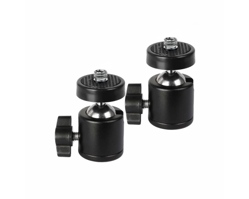 Шарнирное крепление для микрофонной стойки, внешняя резьба 3/8, внутренняя резьба 3/8, 2 шт