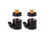 Шарнирное крепление для микрофонной стойки, внешняя резьба 5/8, внутренняя резьба 3/8, 2 шт