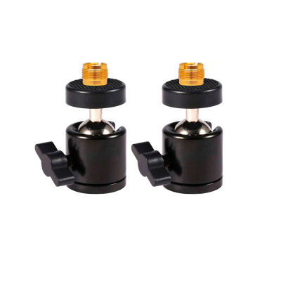 Шарнирное крепление для микрофонной стойки, внешняя резьба 5/8, внутренняя резьба 3/8, 2 шт