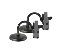 Гибкая подставка ZM-02G10-LAK держатель для лаков, цвет черный, 2 шт