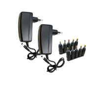 Блок питания 12V 2A 5.5x2.5 с адаптерами, 2 комплекта