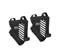 Велосумка на раму VB-01, сумка для велосипеда дорожная, черная, 2 шт