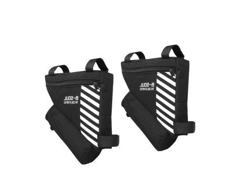 Велосумка на раму VB-01, сумка для велосипеда дорожная, черная, 2 шт