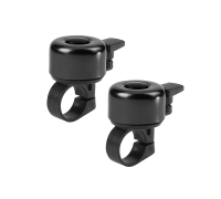 Звонок на велосипед VZV-01, черный, 2 шт