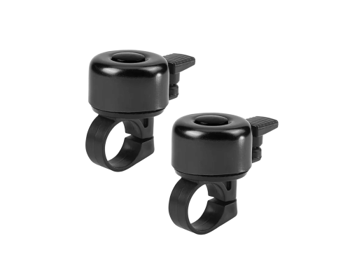 Звонок на велосипед VZV-01, черный, 2 шт