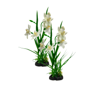 Растение искусственное, декор для аквариума, Нарцисс, 2 шт