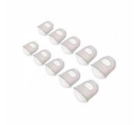 Напальчники силиконовые универсальные белые для игры на гитаре, размер XXS, XS, S, M, L, 10 шт