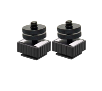 Комплект крепления для камер на штатив: 2 адаптера PAZ-14 и 2 переходника с резьбой 1/4 и в паз с двумя гайками