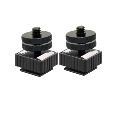 Комплект крепления для камер на штатив: 2 адаптера PAZ-14 и 2 переходника с резьбой 1/4 и в паз с двумя гайками