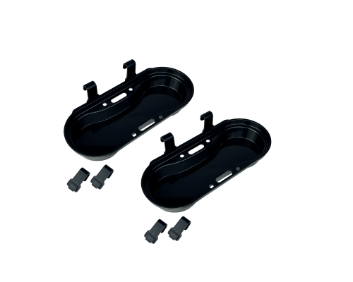 Поднос под аксессуары для окрашивания волос с креплением на мойку, 2шт