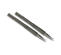 Пинцет монтажный, изогнутый тонкий 140 мм, в коробочке, 2 шт
