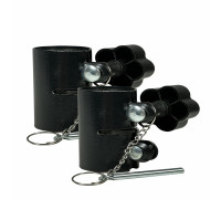 Металлическое соединительное крепление для стоек под акустику, 2 шт