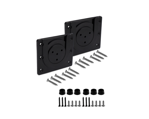 Набор для монтажа дартса на стену, кронштейн с крепежом, 2 шт