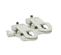 Крепление для камеры, зажим прищепка, резьба 1/4, цвет белый, 2 шт