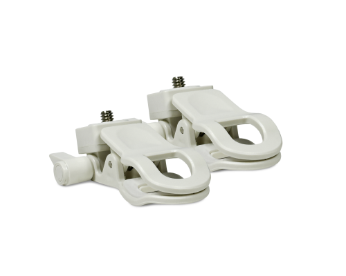 Крепление для камеры, зажим прищепка, резьба 1/4, цвет белый, 2 шт