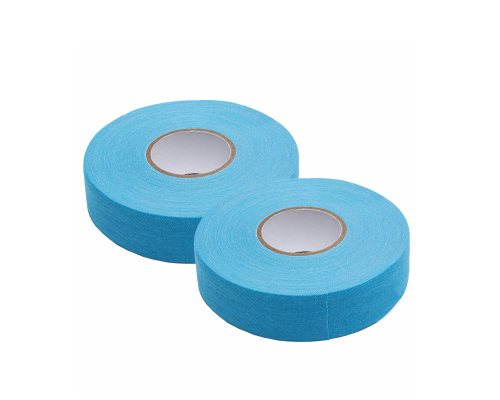Хоккейная лента для клюшки, цвет голубой, ширина 2.5см, длина 25м, 2 шт