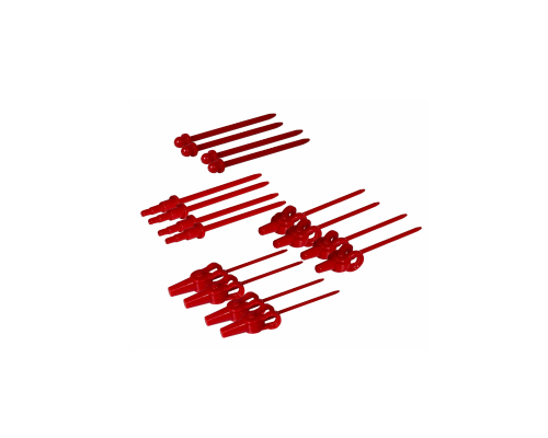 Комплект из 16 красных зажимов держателей деталей для аэрографии