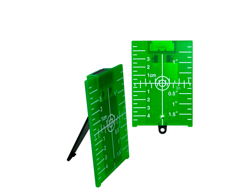 Магнитная мишень для лазерного уровня и нивелира, цвет зеленый, 2 шт