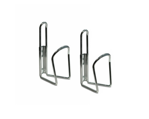 Велосипедный держатель для бутылки, флягодержатель, цвет стальной, 2 шт